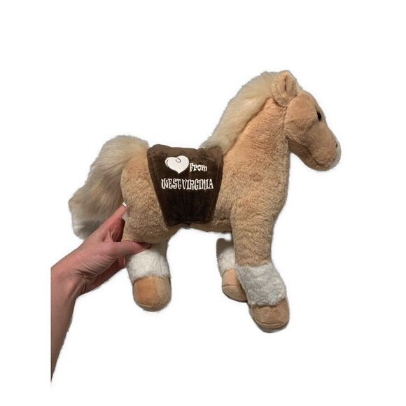 new the petting zoo plush West Virginia Horse Toy - Picture 1 of 2